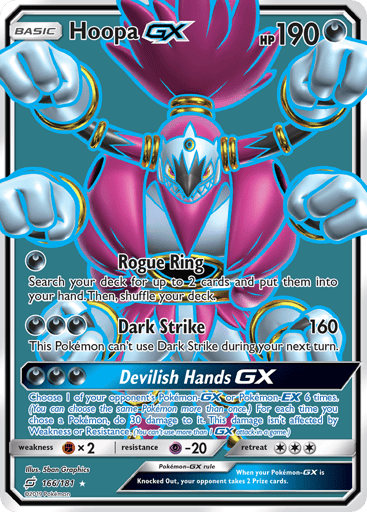 Hoopa-GX - Team Up 166