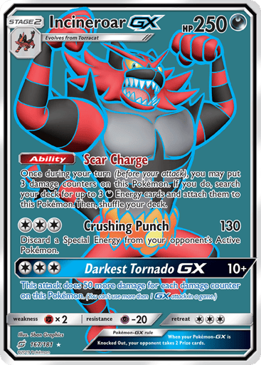 Incineroar-GX - Team Up 167