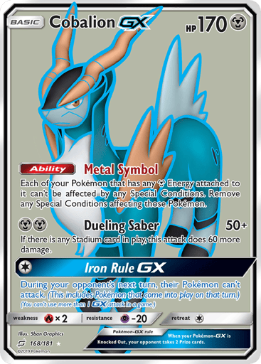 Cobalion-GX - Team Up 168