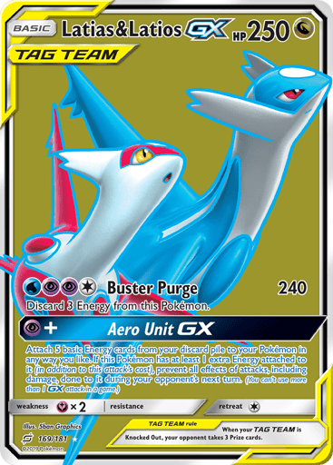 Latias & Latios-GX - Team Up 169