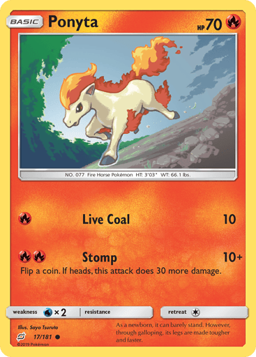 Ponyta - Team Up 17