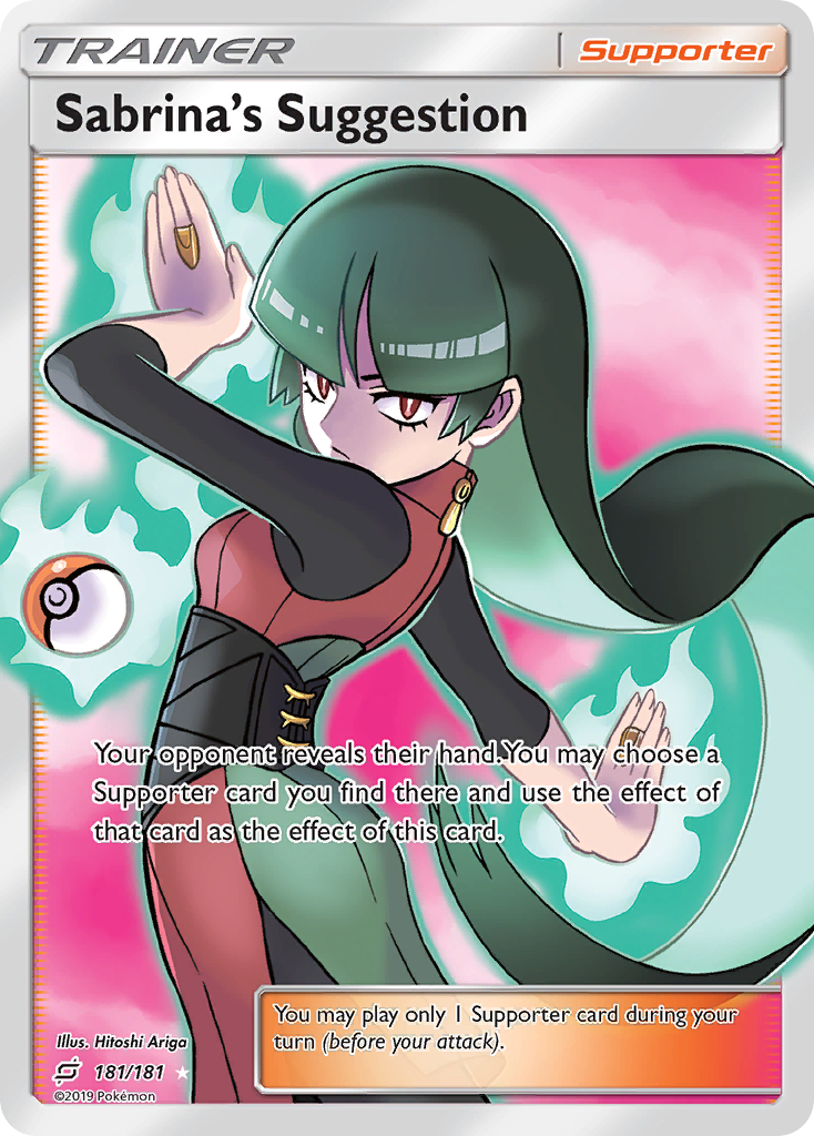 Sabrina's Suggestion – Team Up 181/181 Pokémon card