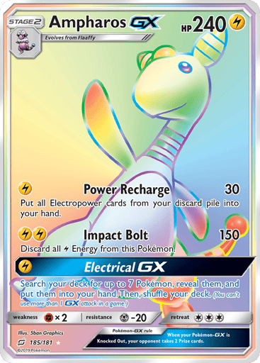 Ampharos-GX - Team Up 185
