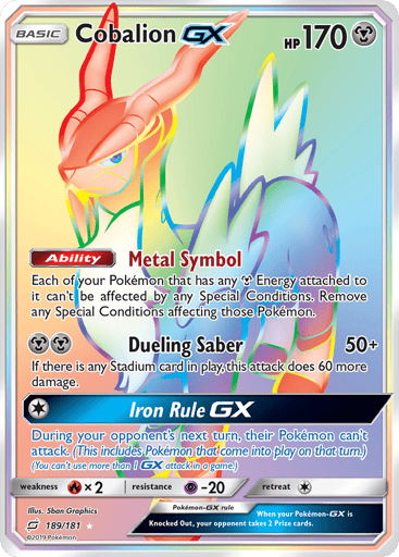 Cobalion-GX - Team Up 189