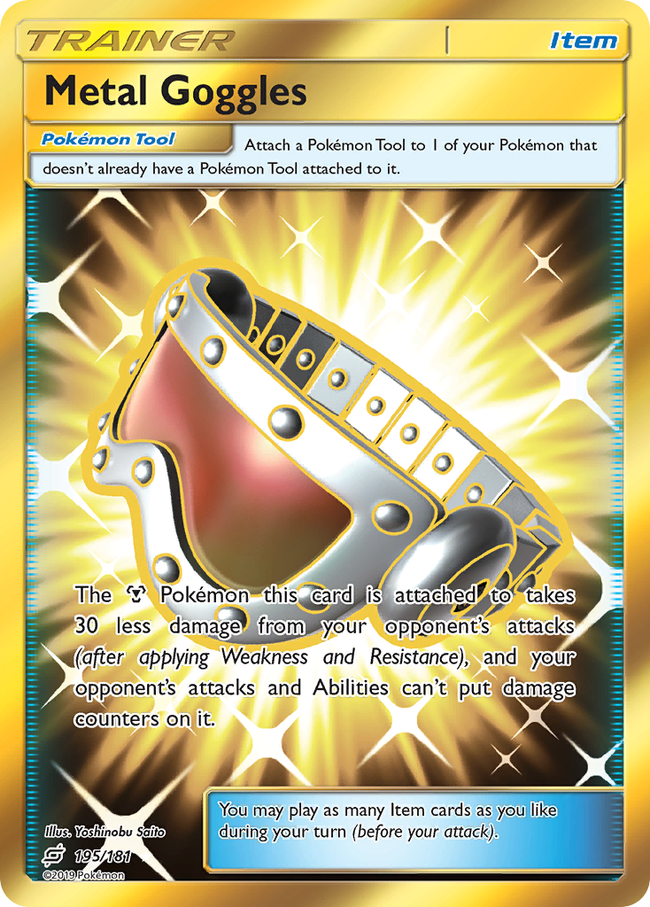 Metal Goggles – Team Up 195/181 Pokémon card