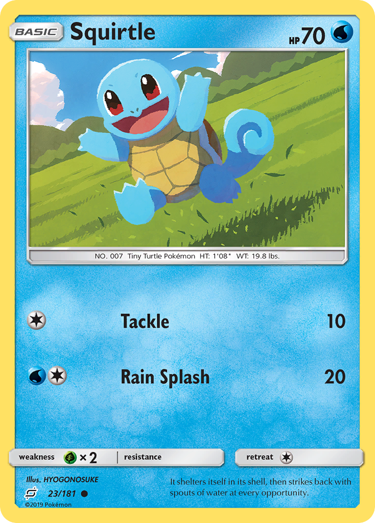 Squirtle – Team Up 23/181 Pokémon card