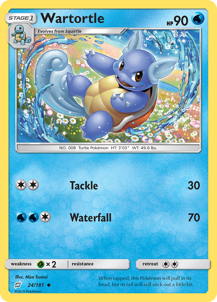 Wartortle – Team Up 24/181 Pokémon card