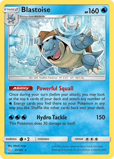 Blastoise - Team Up 25