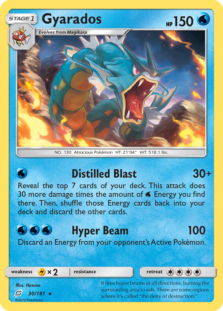 Gyarados – Team Up 30/181 Pokémon card