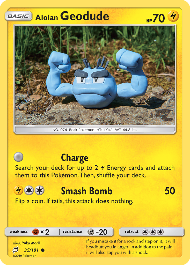 Alolan Geodude – Team Up 35/181 Pokémon card