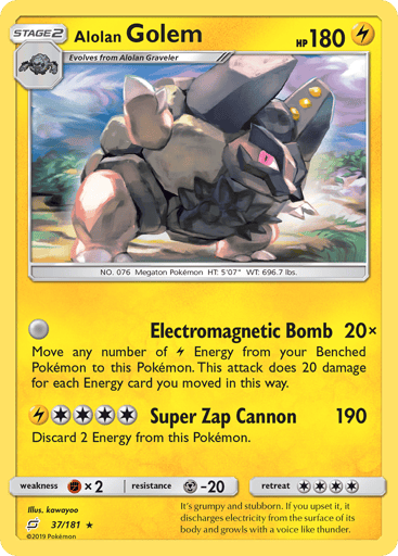 Alolan Golem - Team Up 37