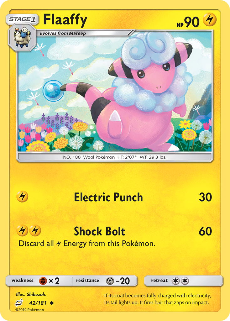 Flaaffy – Team Up 42/181 Pokémon card
