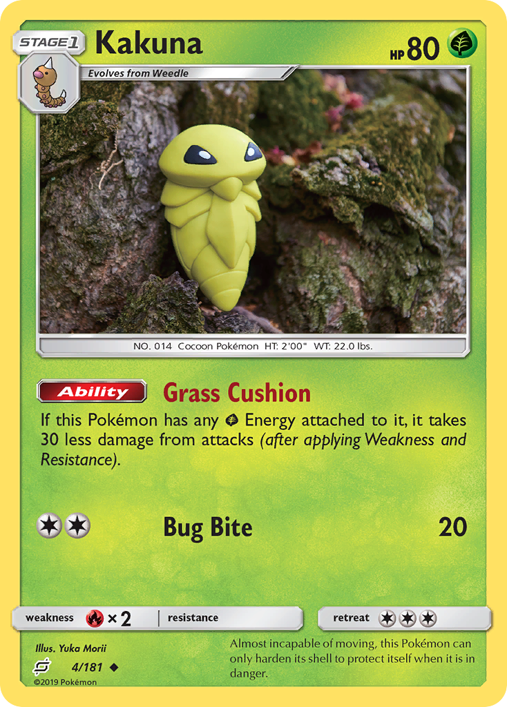 Kakuna – Team Up 4/181 Pokémon card
