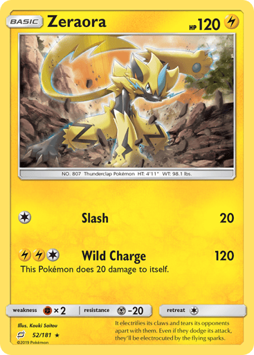 Zeraora - Team Up 52