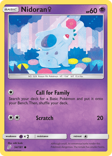 Nidoran ♀ - Team Up 54