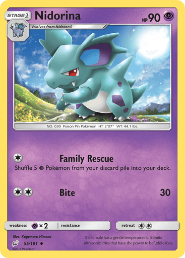 Nidorina - Team Up 55