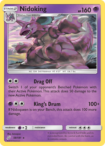 Nidoking - Team Up 59