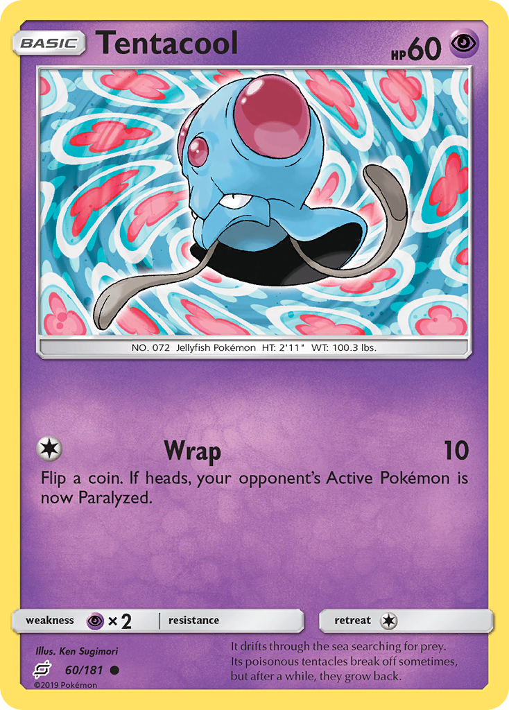 Tentacool – Team Up 60/181 Pokémon card
