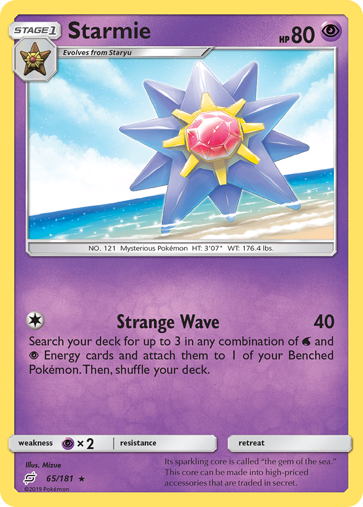 Starmie – Team Up 65/181 Pokémon card