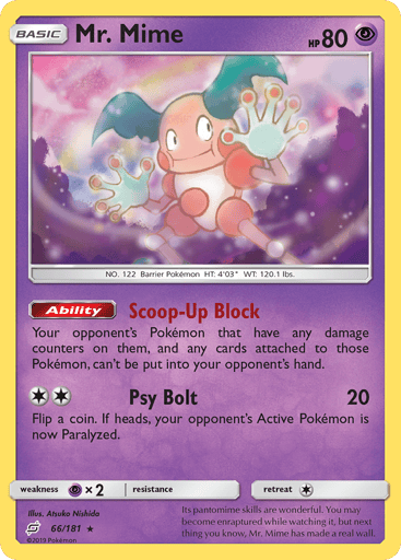 Mr. Mime - Team Up 66