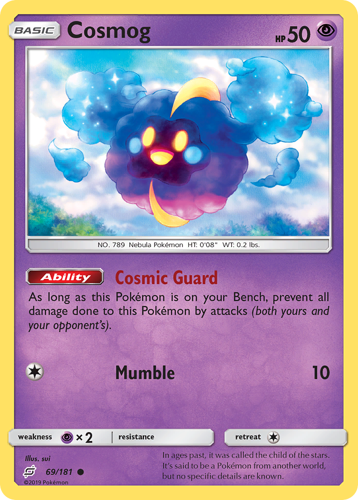 Cosmog – Team Up 69/181 Pokémon card