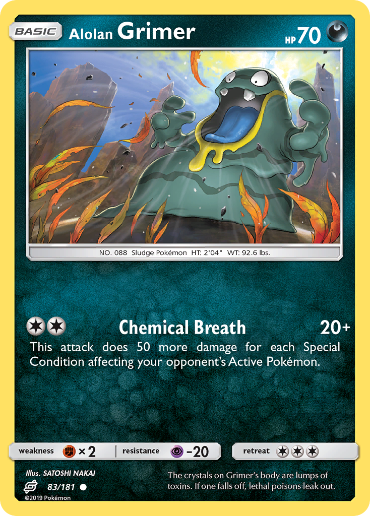 Alolan Grimer – Team Up 83/181 Pokémon card