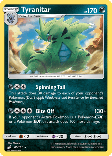 Tyranitar - Team Up 85
