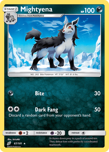 Mightyena - Team Up 87