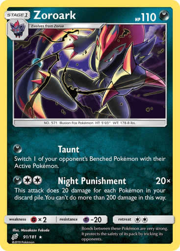 Zoroark - Team Up 91