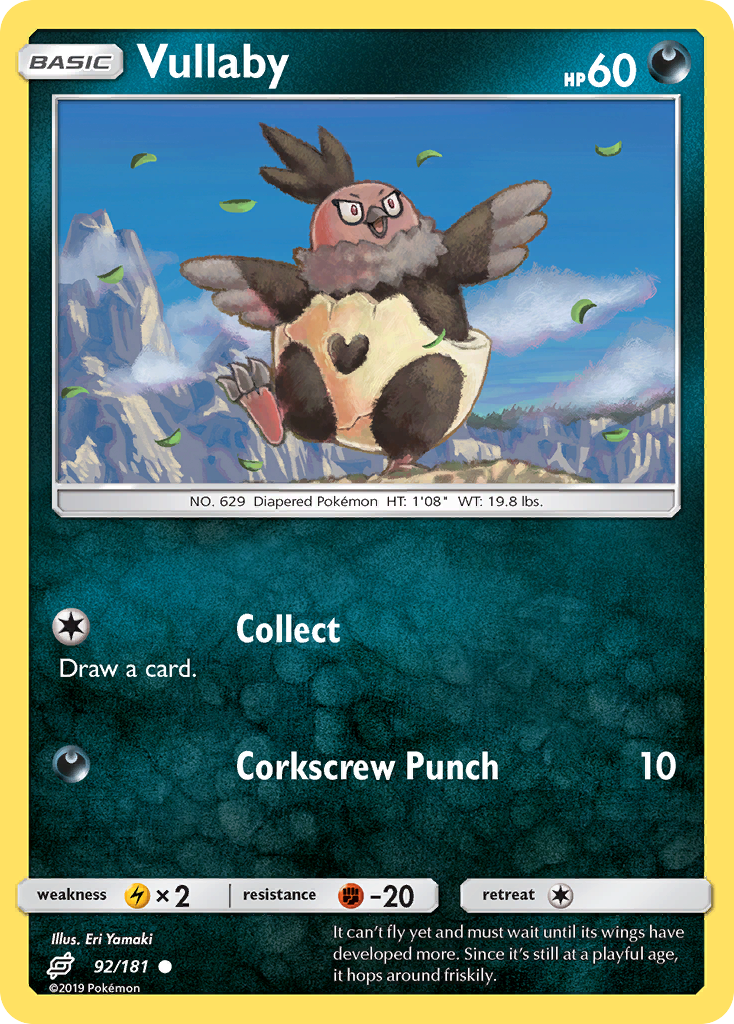 Vullaby – Team Up 92/181 Pokémon card