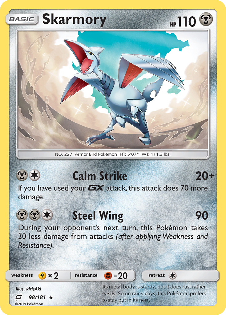 Skarmory – Team Up 98/181 Pokémon card
