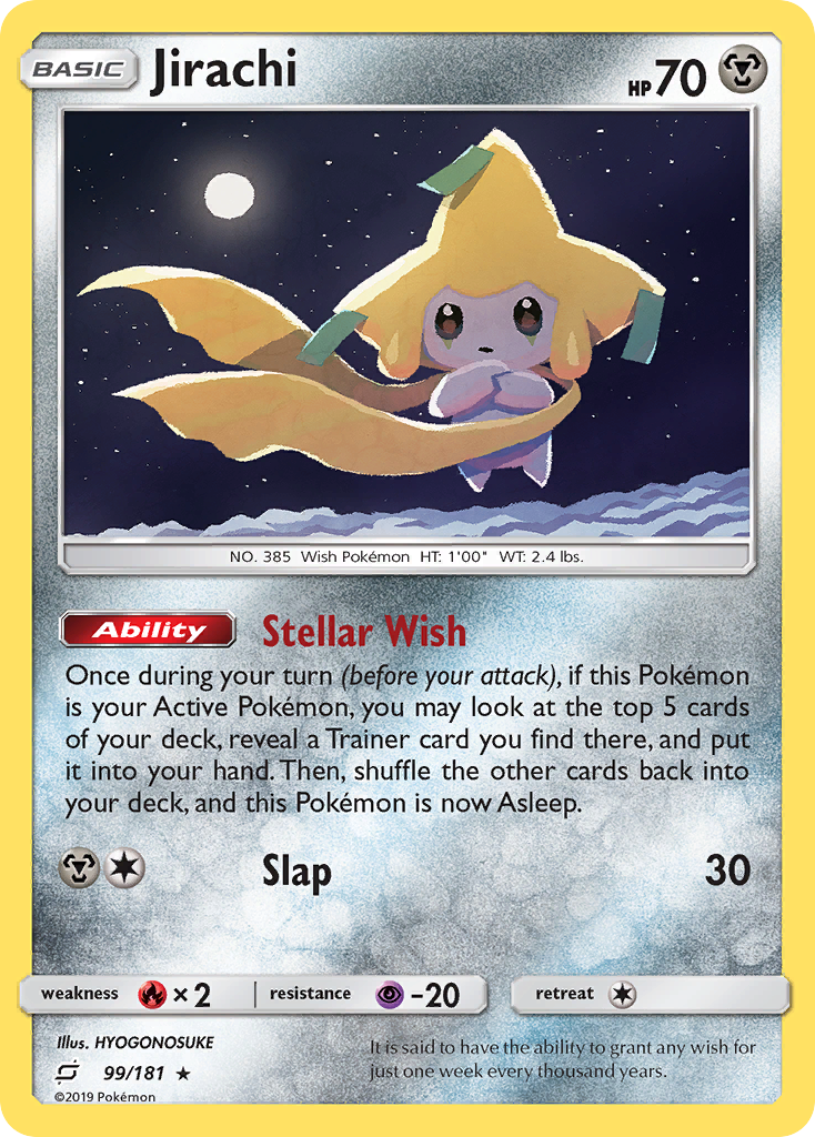 Jirachi – Team Up 99/181 Pokémon card