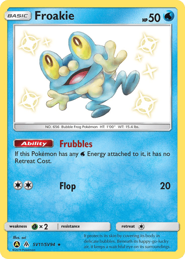 Froakie - Hidden Fates Shiny Vault SV11