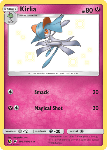 Kirlia - Hidden Fates Shiny Vault SV35