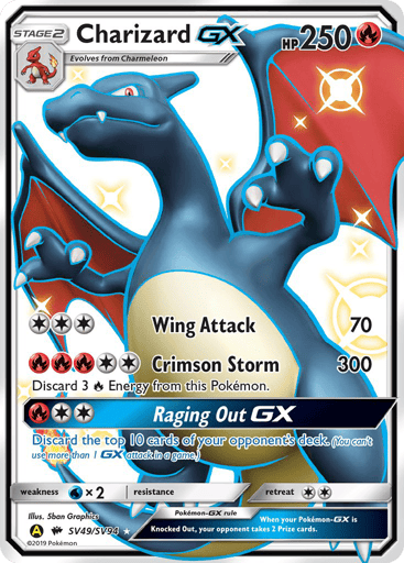 Charizard-GX - Hidden Fates Shiny Vault SV49
