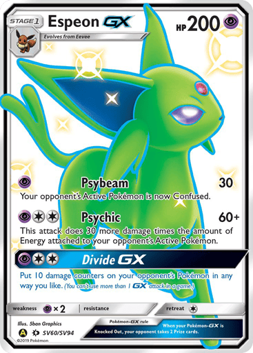 Espeon-GX - Hidden Fates Shiny Vault SV60