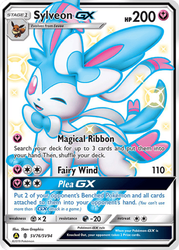 Sylveon-GX - Hidden Fates Shiny Vault SV76