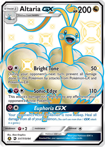 Altaria-GX - Hidden Fates Shiny Vault SV77