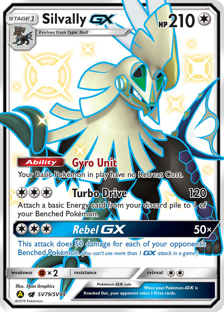 Silvally-GX – Hidden Fates Shiny Vault SV79/SV94 Pokémon card