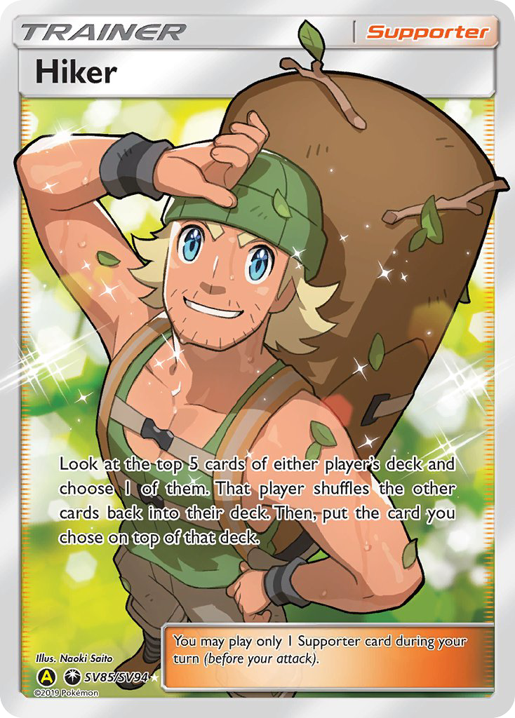 Hiker – Hidden Fates Shiny Vault SV85/SV94 Pokémon card