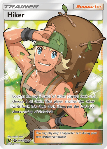 Hiker - Hidden Fates Shiny Vault SV85