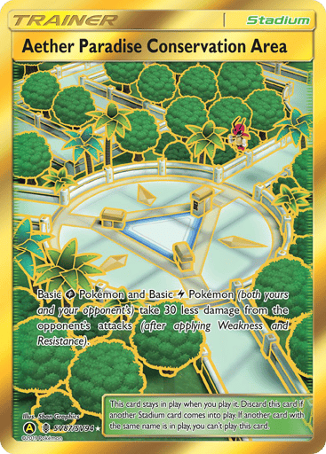 Aether Paradise Conservation Area - Hidden Fates Shiny Vault SV87