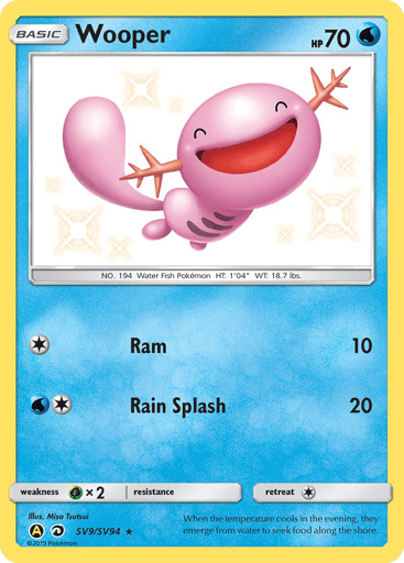 Wooper - Hidden Fates Shiny Vault SV9
