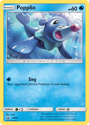 Popplio - SM Black Star Promos SM03
