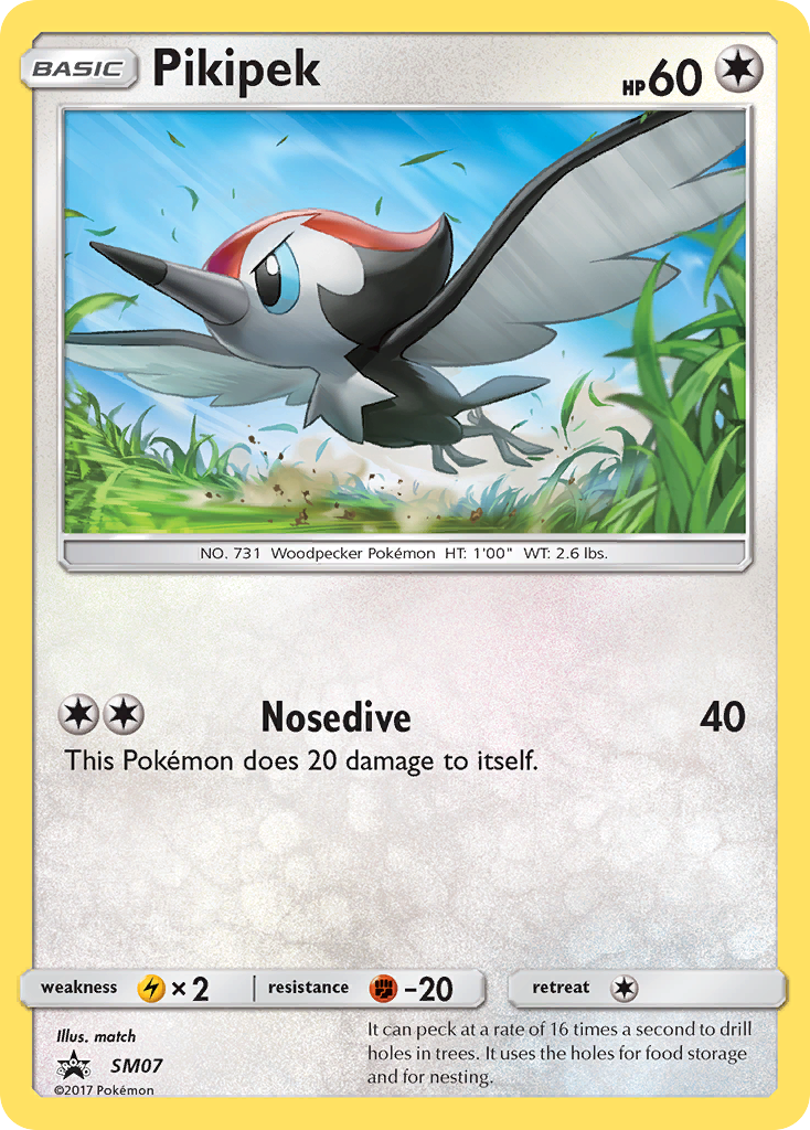 Pikipek – SM Black Star Promos SM07 Pokémon card