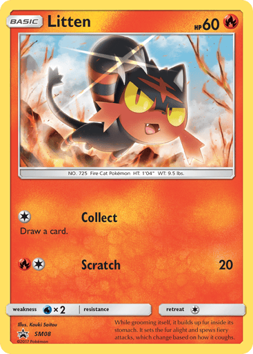 Litten - SM Black Star Promos SM08