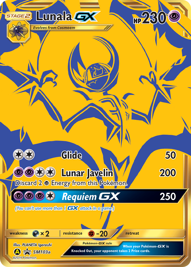Lunala-GX – SM Black Star Promos SM103a Pokémon card