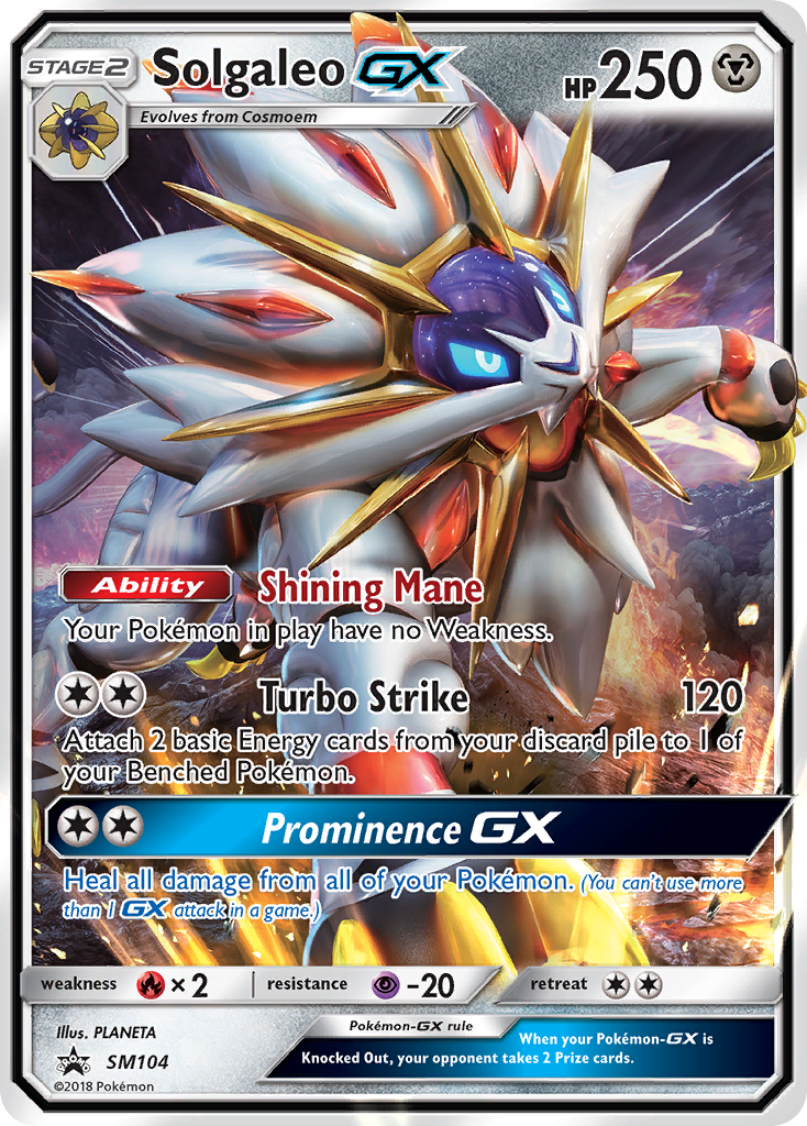 Solgaleo-GX – SM Black Star Promos SM104 Pokémon card