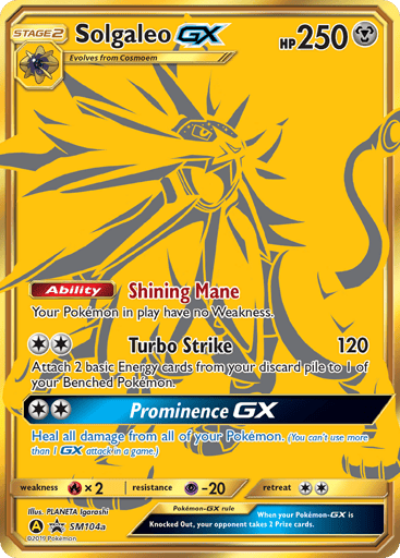 Solgaleo-GX - SM Black Star Promos SM104a