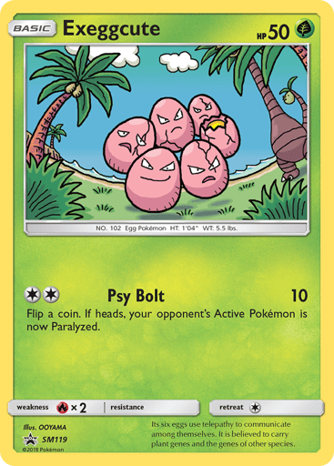Exeggcute - SM Black Star Promos SM119